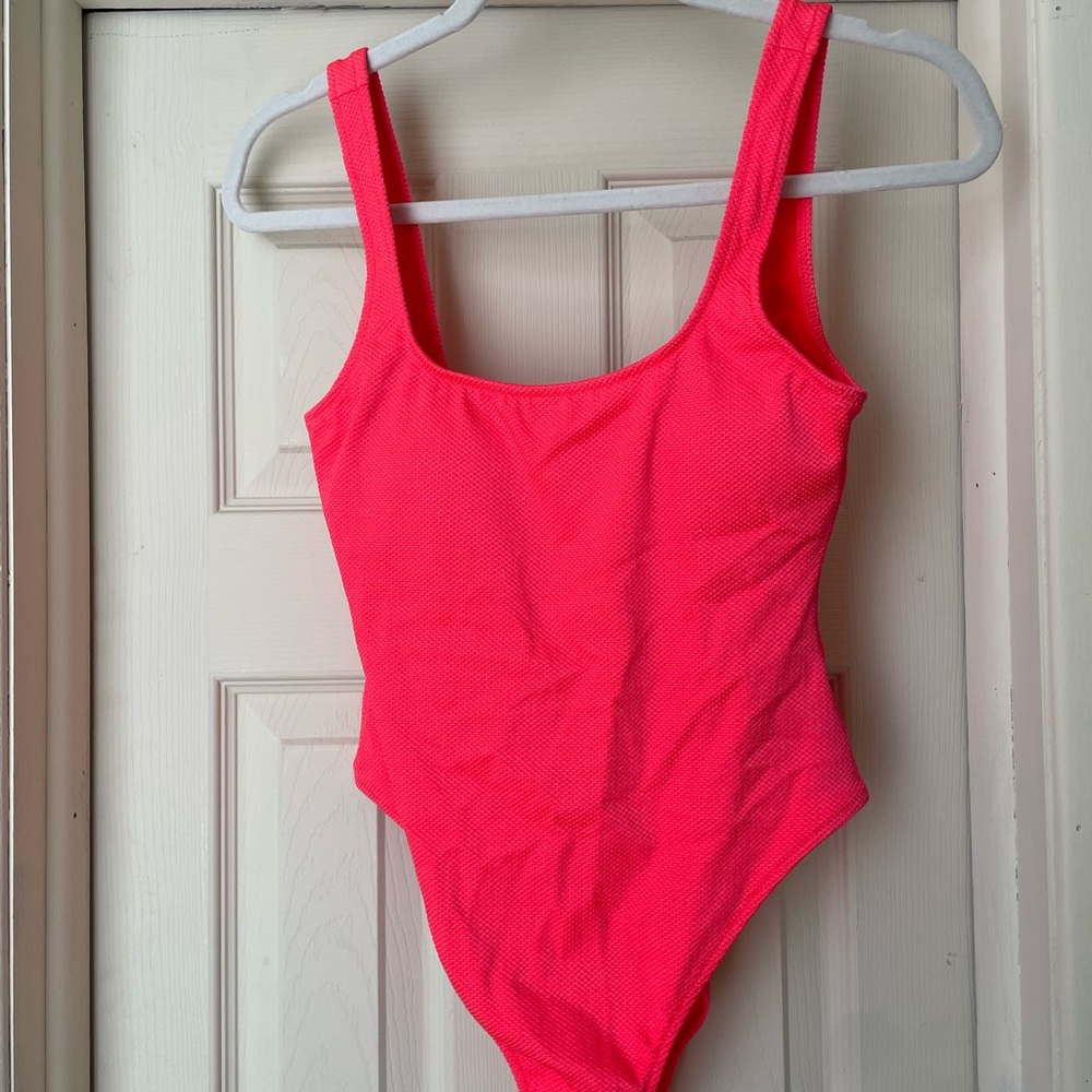 Chic Red One-Piece Swimsuit